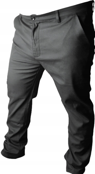 SPODNIE MĘSKIE ELEGANCKIE WIZYTOWE GRAFITOWE DUŻE ROZMIARY W44 L32 Rozmiar 44