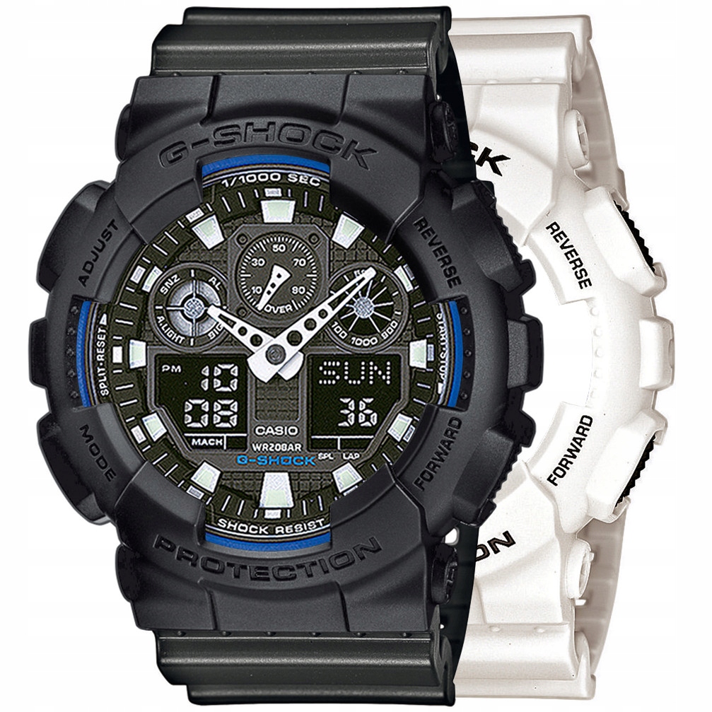 Hodinky Casio G-Shock Set GA-100B-7AER Bezel 10358741 Řemínek 10467764 20