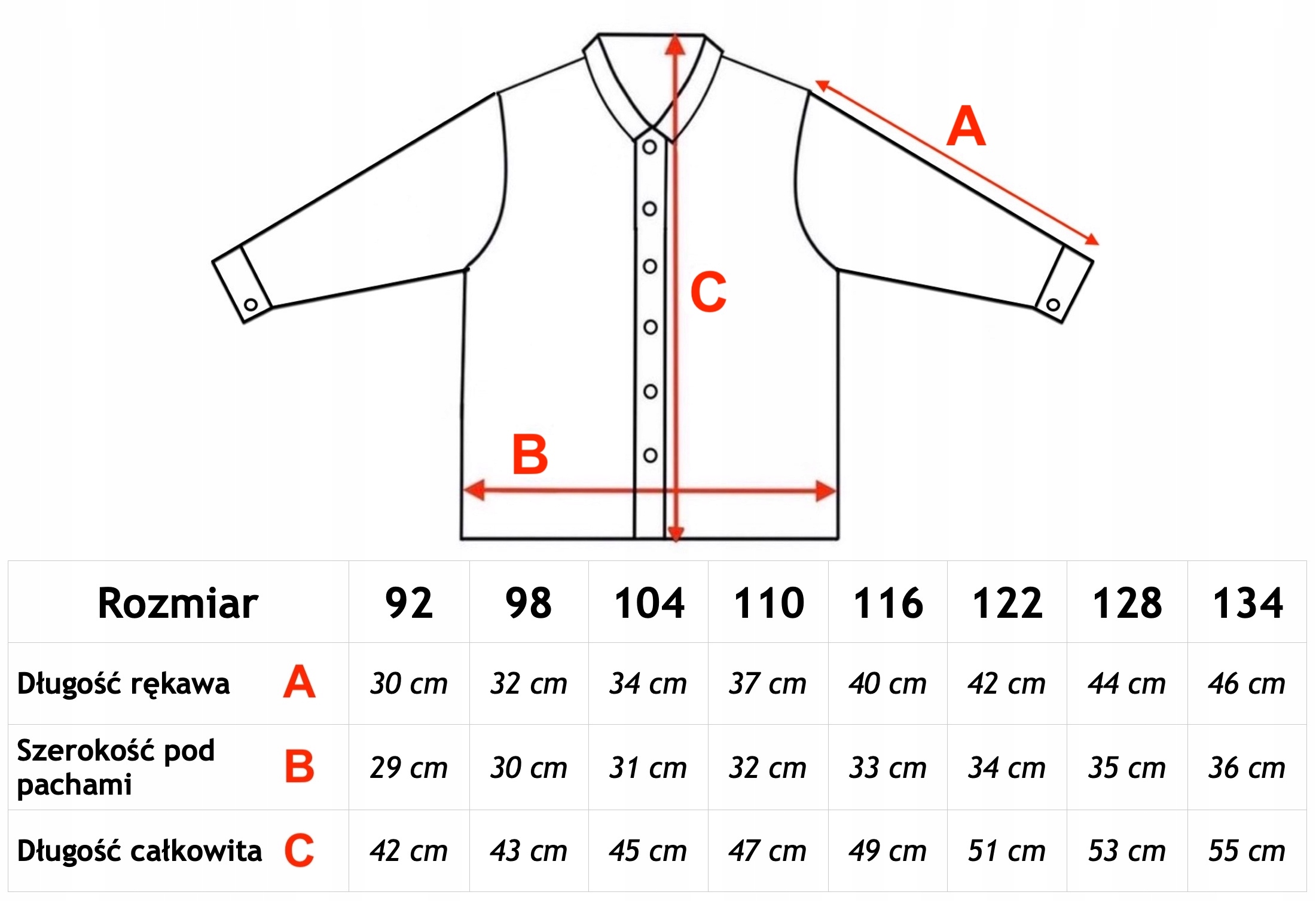 152 Bluzka koszula muślinowa POLSKA podpinana Rękaw rękaw 3/4