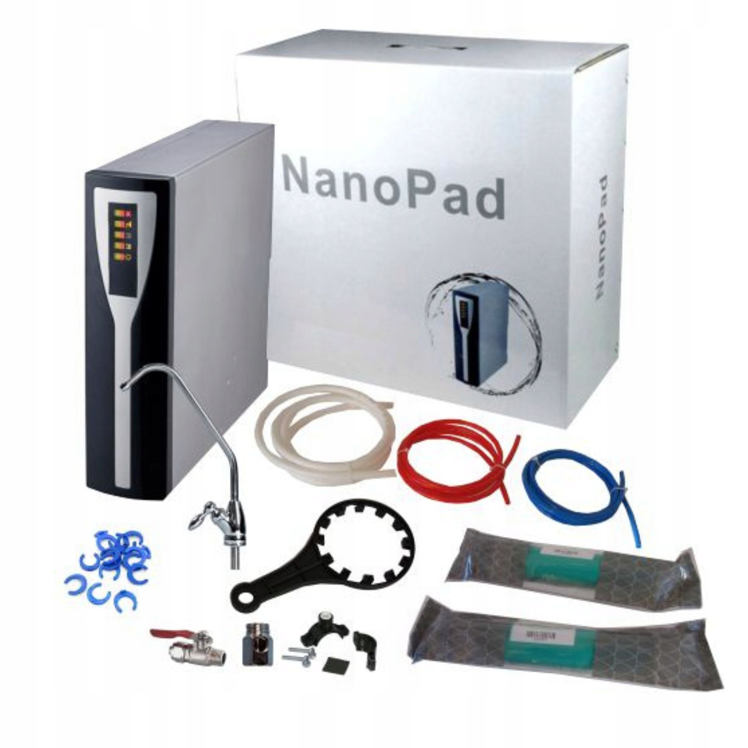 NANOPAD FILTR KUCHENNY NANOFILTRACJA 2x 250GPD ODWÓRCONA OSMOZA