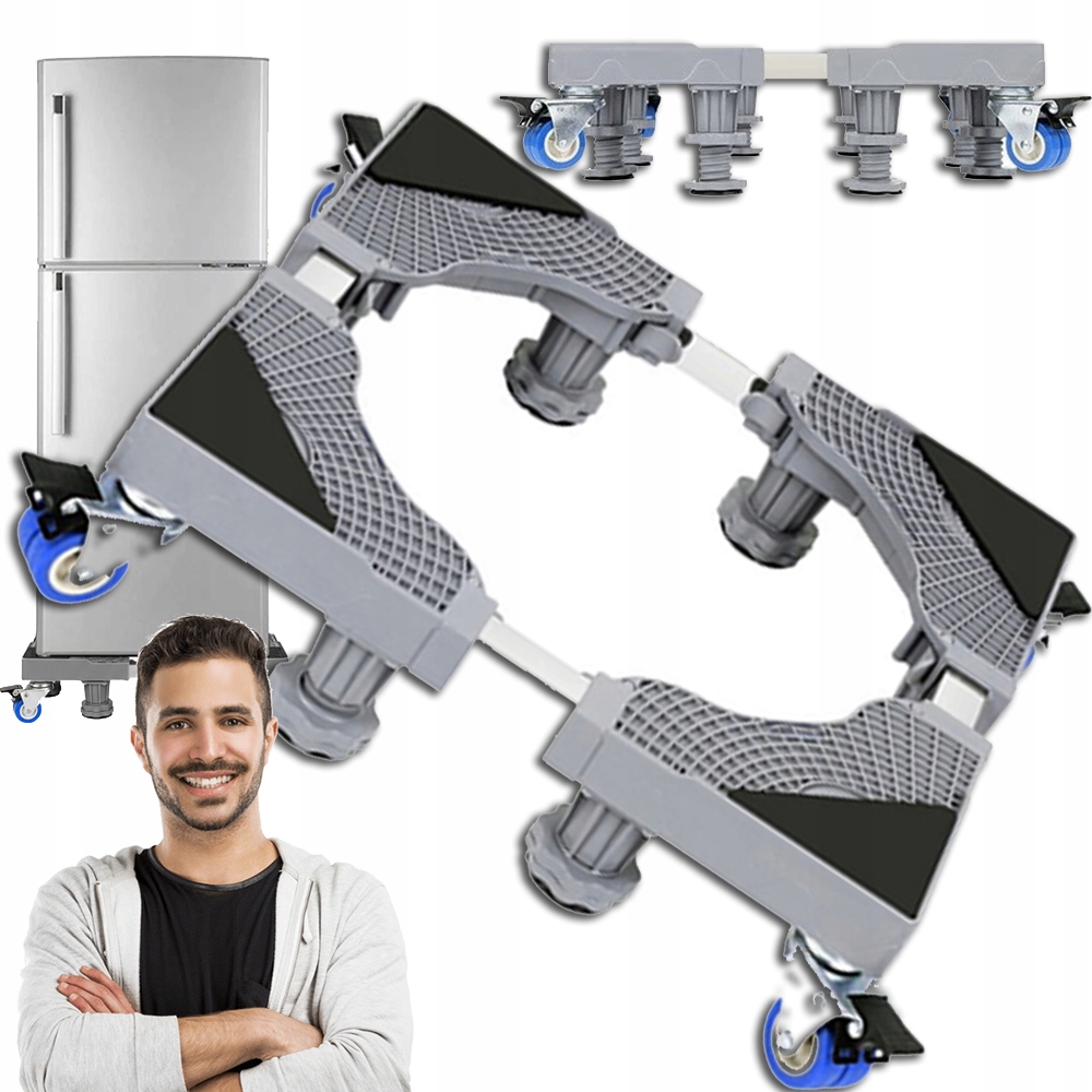 Łącznik Pralki Suszarki Uniwersalny Szerokość 42-66CM Antywibracyjna 250KG