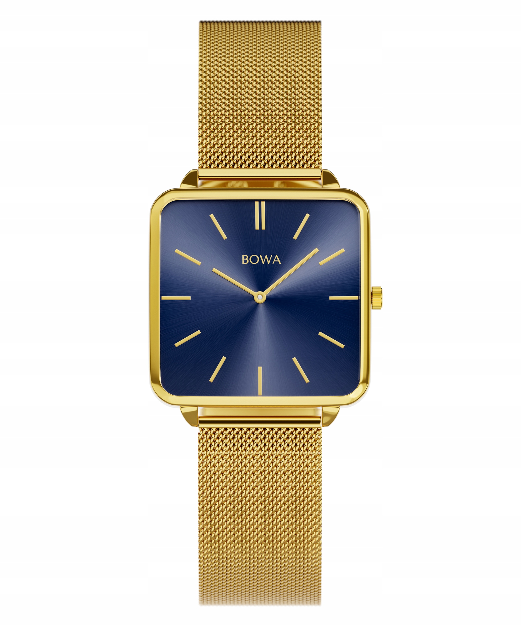 Dámské hodinky Bowa Vienna Navy Blue-Gold Mesh 29