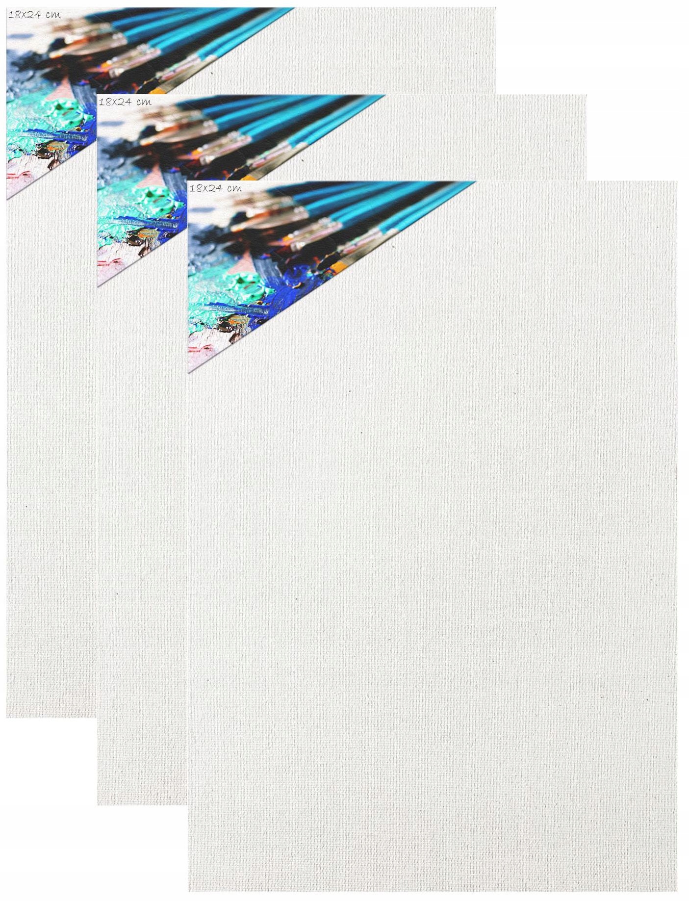 Malířská Tabule 18x24 Malířské Plátno 18/24 cm Kusů 3