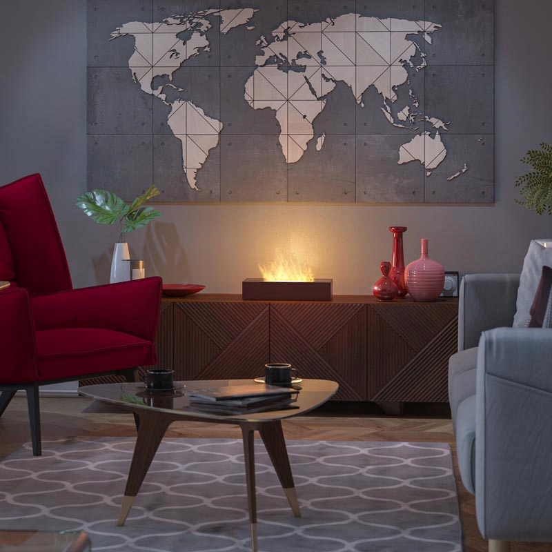 Biokominek wolnostojący gotowy wkład do kominka Simplebox 400 Simplefire Kolor czarny