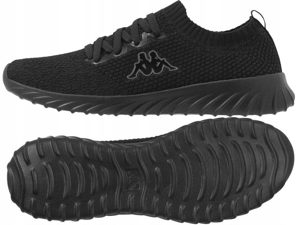 BUTY MĘSKIE KAPPA CZARNE LEKKIE SPORTOWE ROZM.43