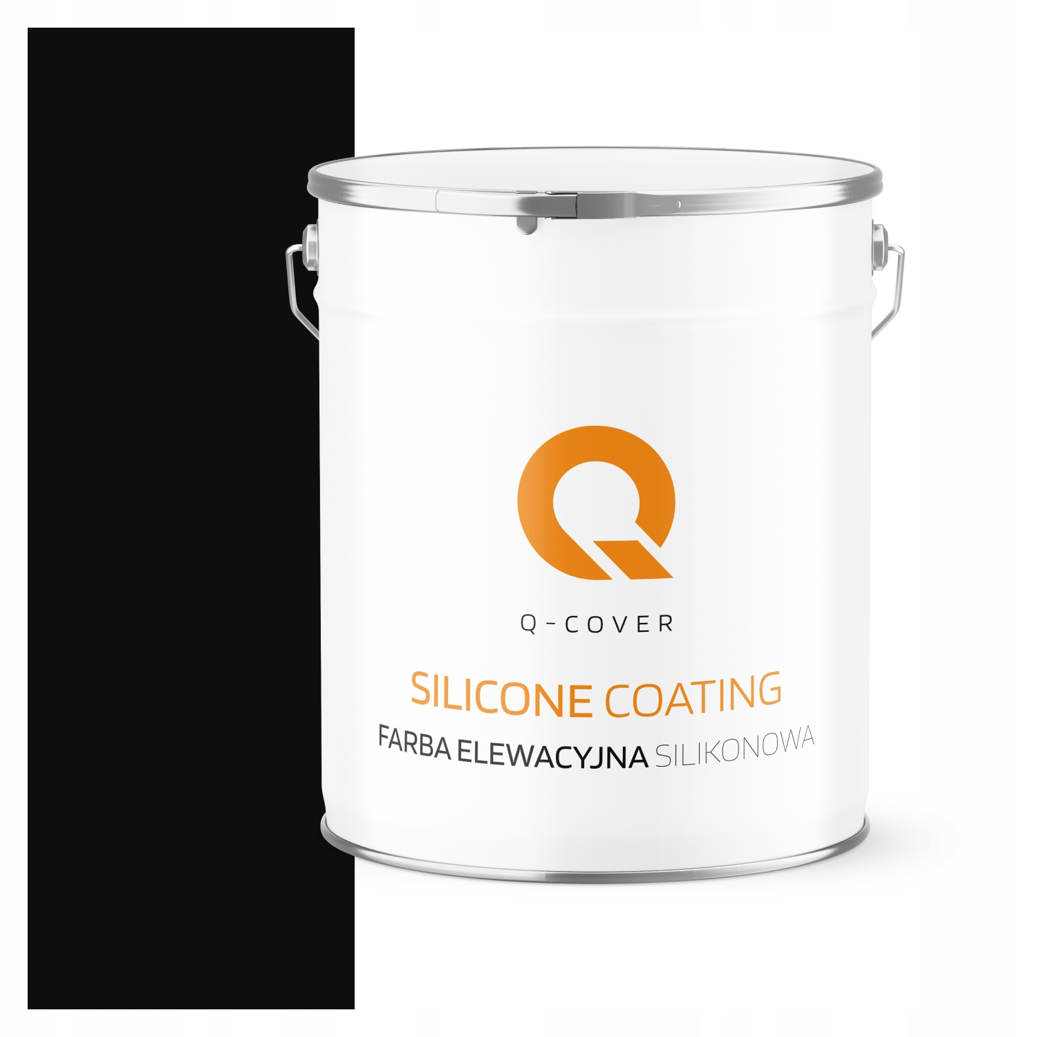 Fasádna Farba Silikónová Fasádna Farba Čierna Hlboká Ral 9005 5L