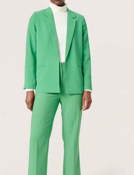 Soaked in Luxury Shirley Žaket zelený dámský velikost S