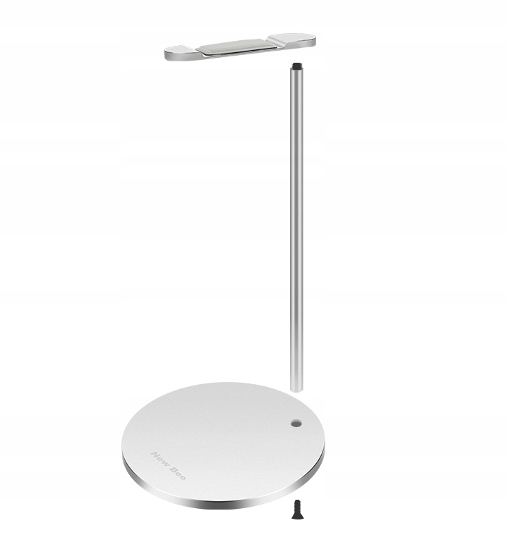 NEW BEE STAND STOJAK NA SŁUCHAWKI ALUMINIUM SILVER Model NB-PREMIUM-WH