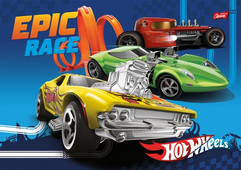 Podkład laminowany A3 Hot Weels 0696