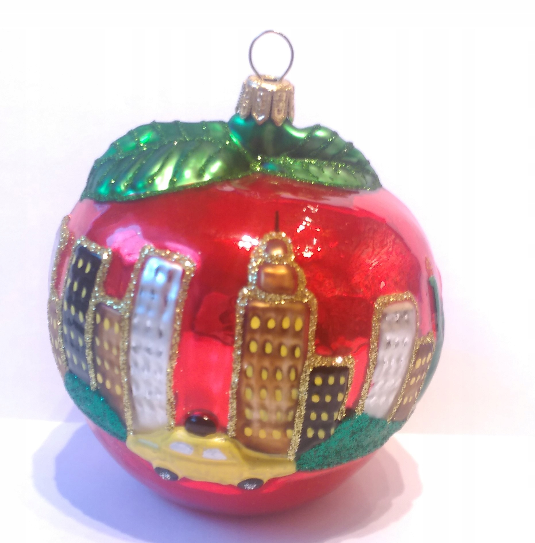 

Bombki Choinkowe Szklane Jabłko NY9cm