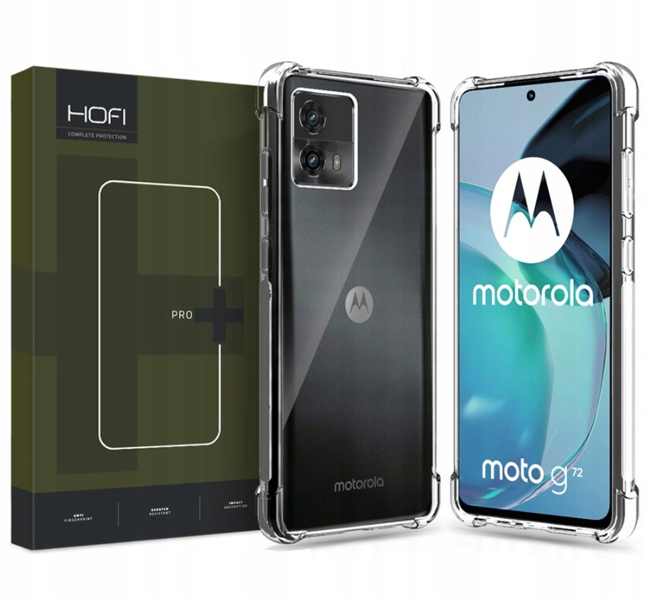 

Shockproof Tpu Etui Case Na Moto G73 5G Szkło