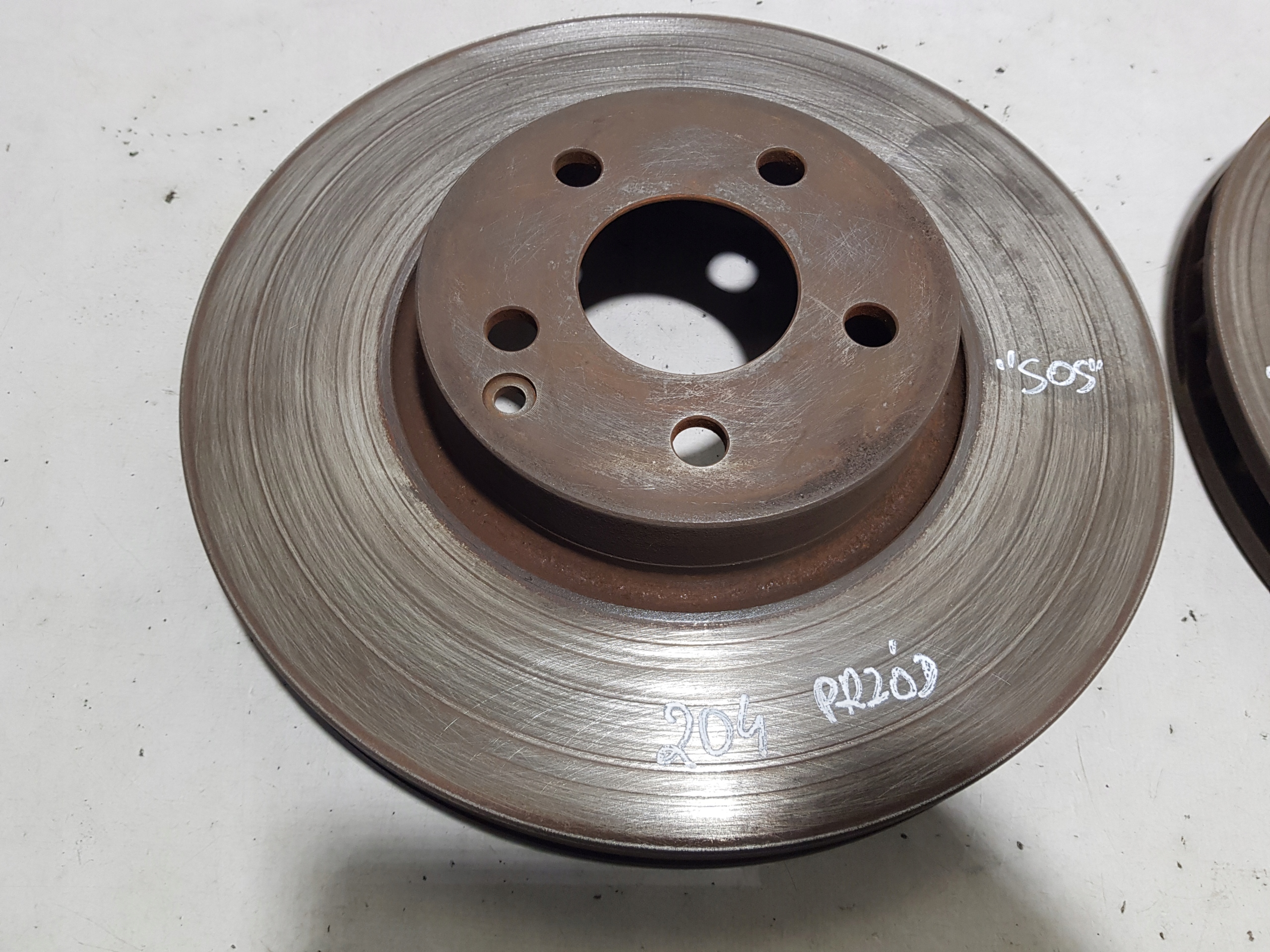 discs front front KOMPLET MERCEDES W207 W204