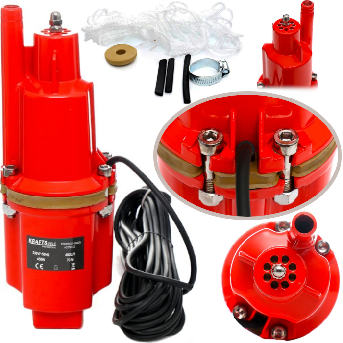 

Pompa Ruska Do Wody Brudnej Czystej 450W +membrany