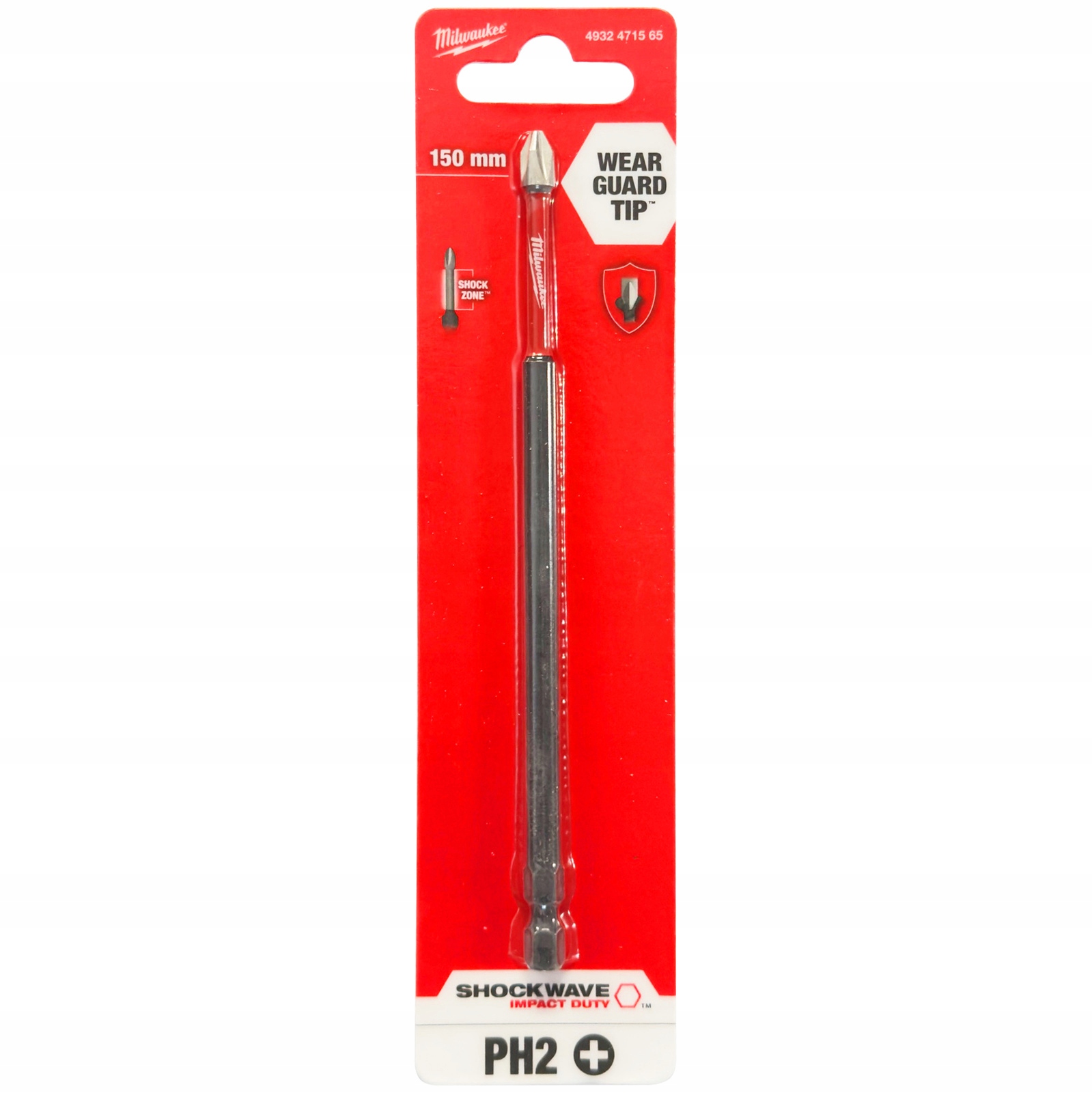 Bit Udarowy PH2 150mm Milwaukee 4932471565