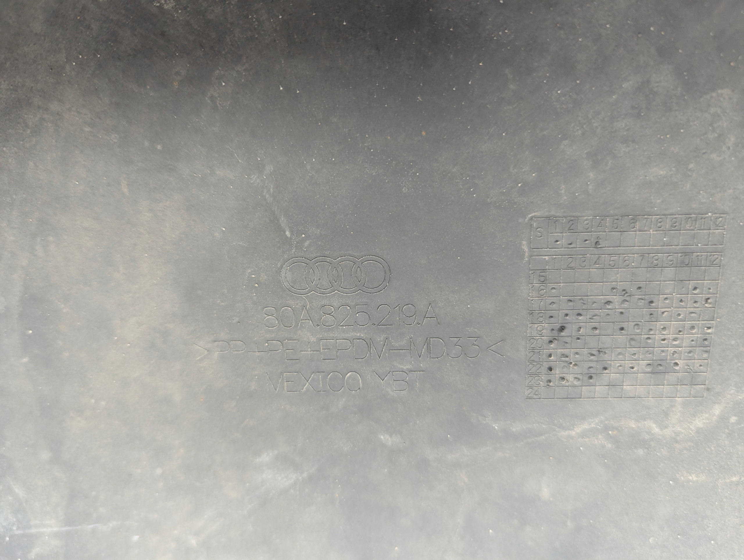 PŁYTA OSŁONA PODWOZIA AUDI Q5 II SPORTBACK 80A825219A Producent części Audi OE