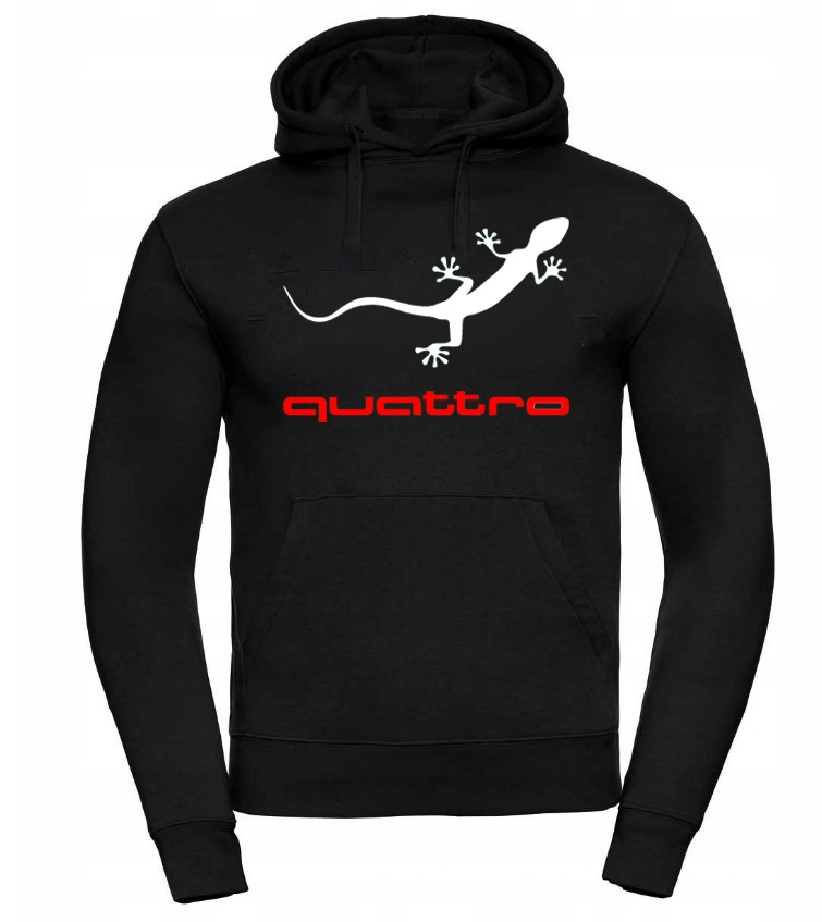 

Męska Bluza Z Kapturem Audi Quattro Rozmiar M