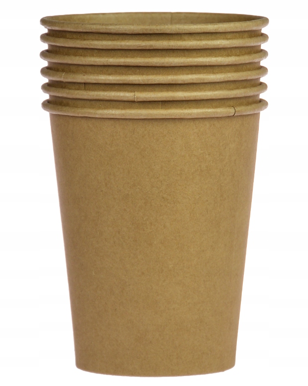 Kubeczki papierowe kraft 6 szt 250 ml