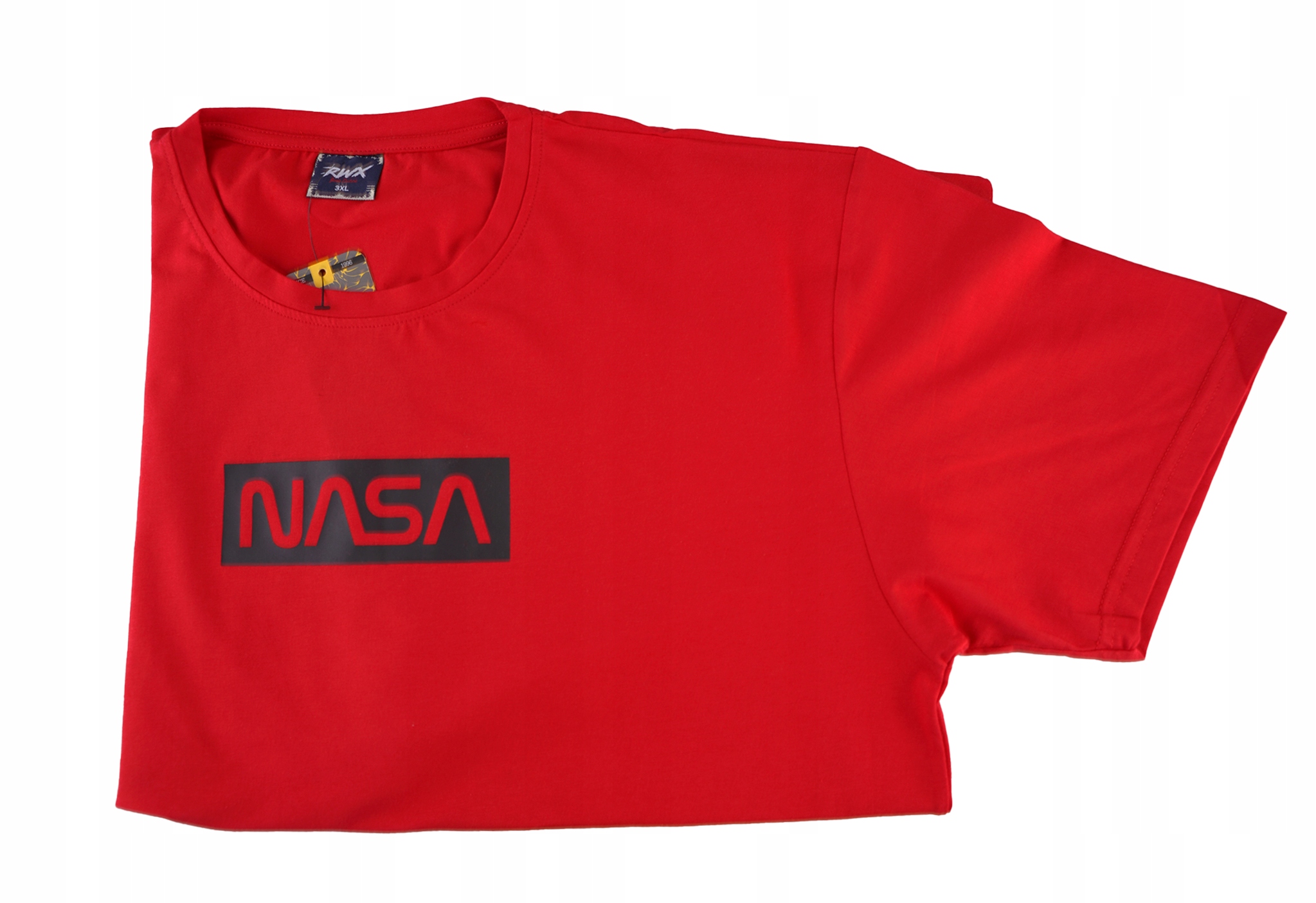 

T-shirt Męsk Bawełniany Czerwony Koszulka 6XL Duża