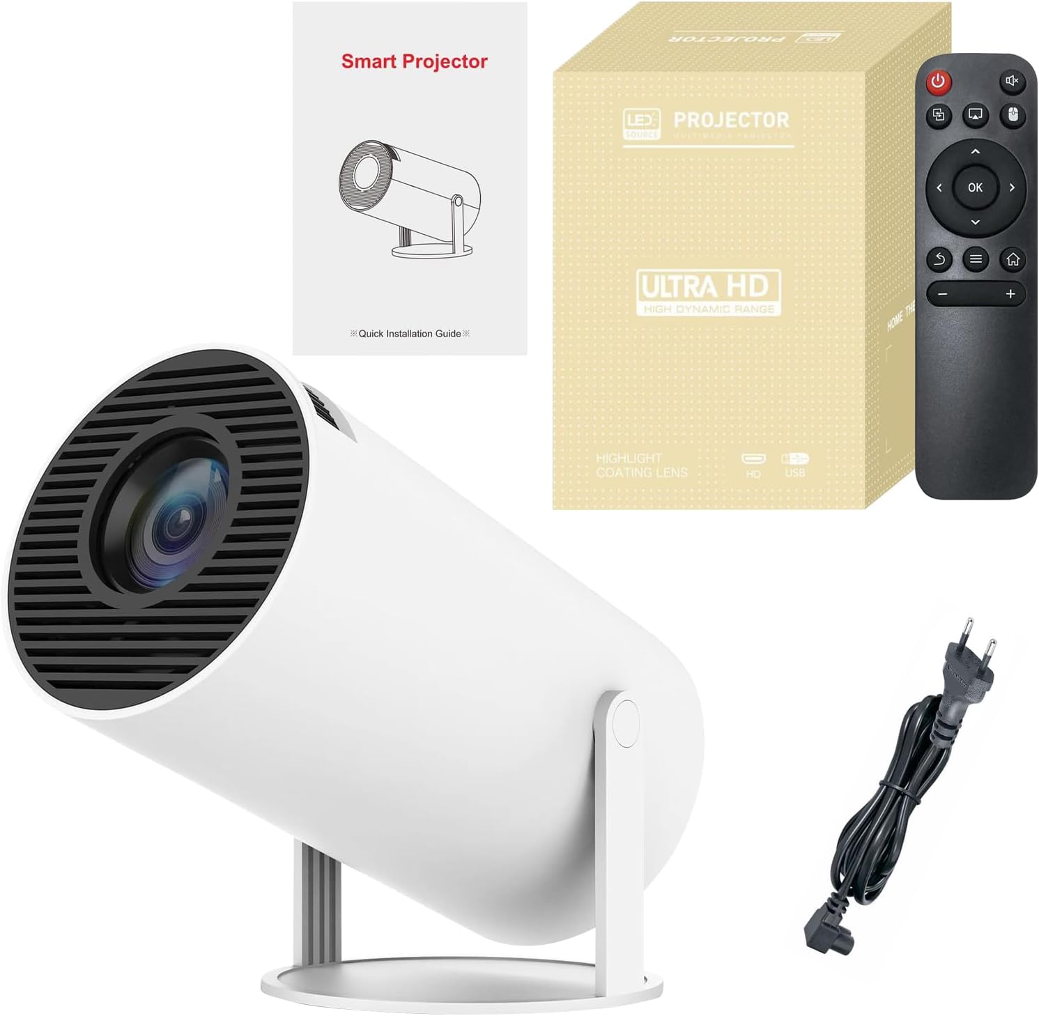 Led Projektor Magcubic Hy 300 Přenosný Android Wifi Multimediální Dálkový Ovladač