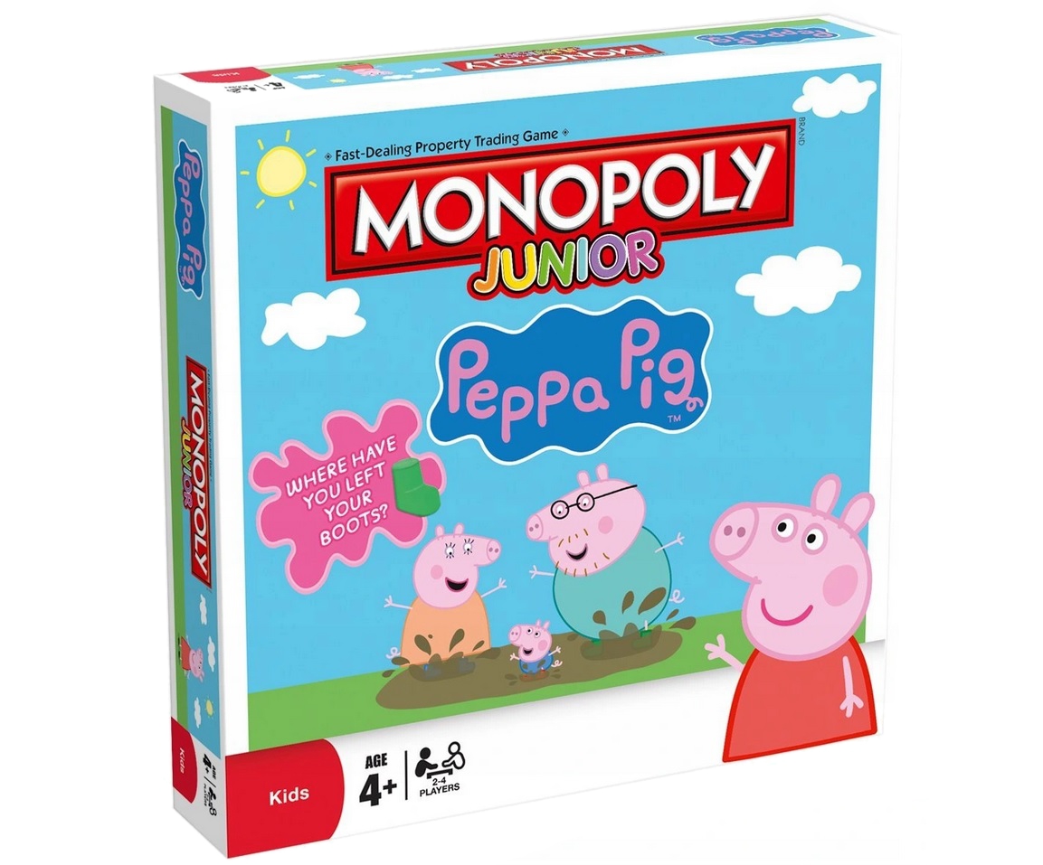 Świnka Peppa Edukacyjna Gra Monopoly Junior 7601