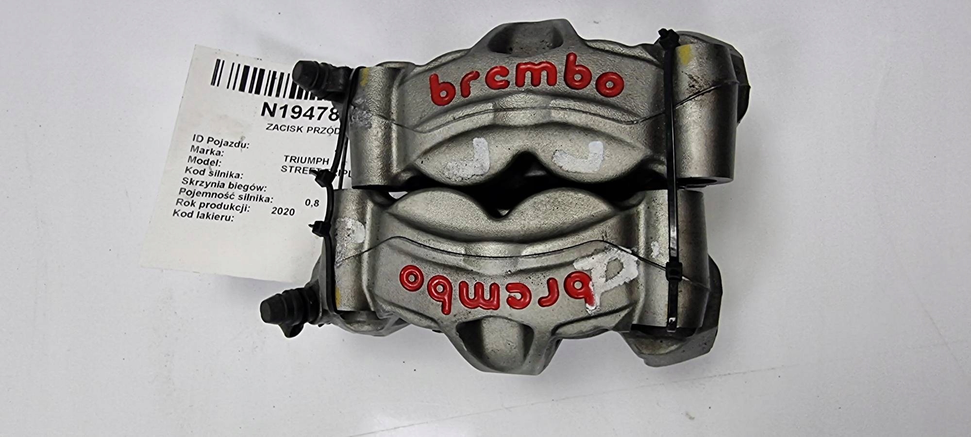 ZACISK PRZÓD BREMBO KOMPLET STREET TRIPLE 765 RS