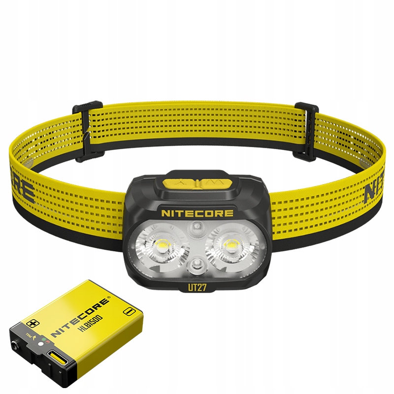 Čelovka Nitecore UT27 2025 Mct (3xAAA, Usb-c), černá