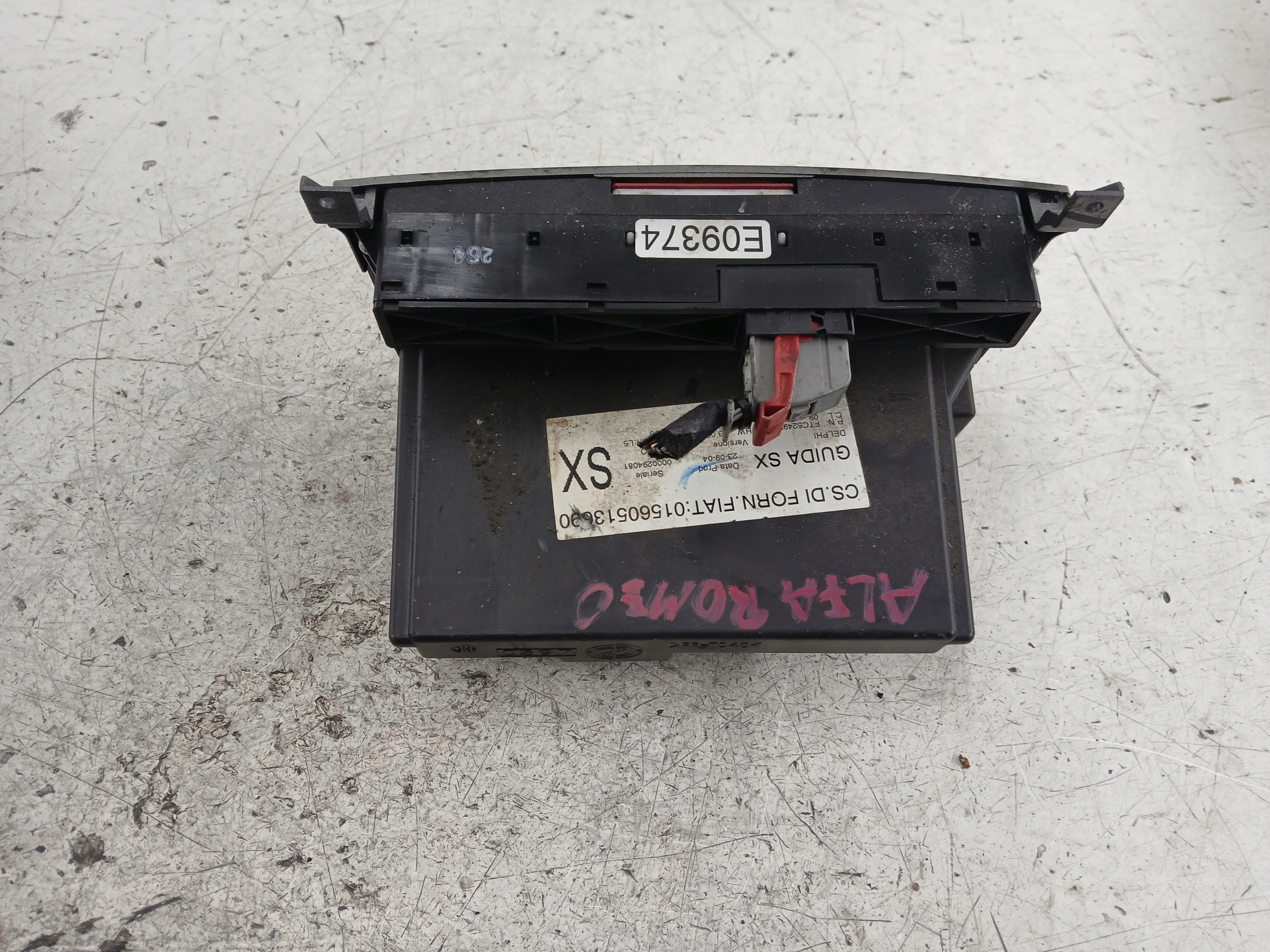 ALFA ROMEO GT 147 Unite commande clima 01560513690