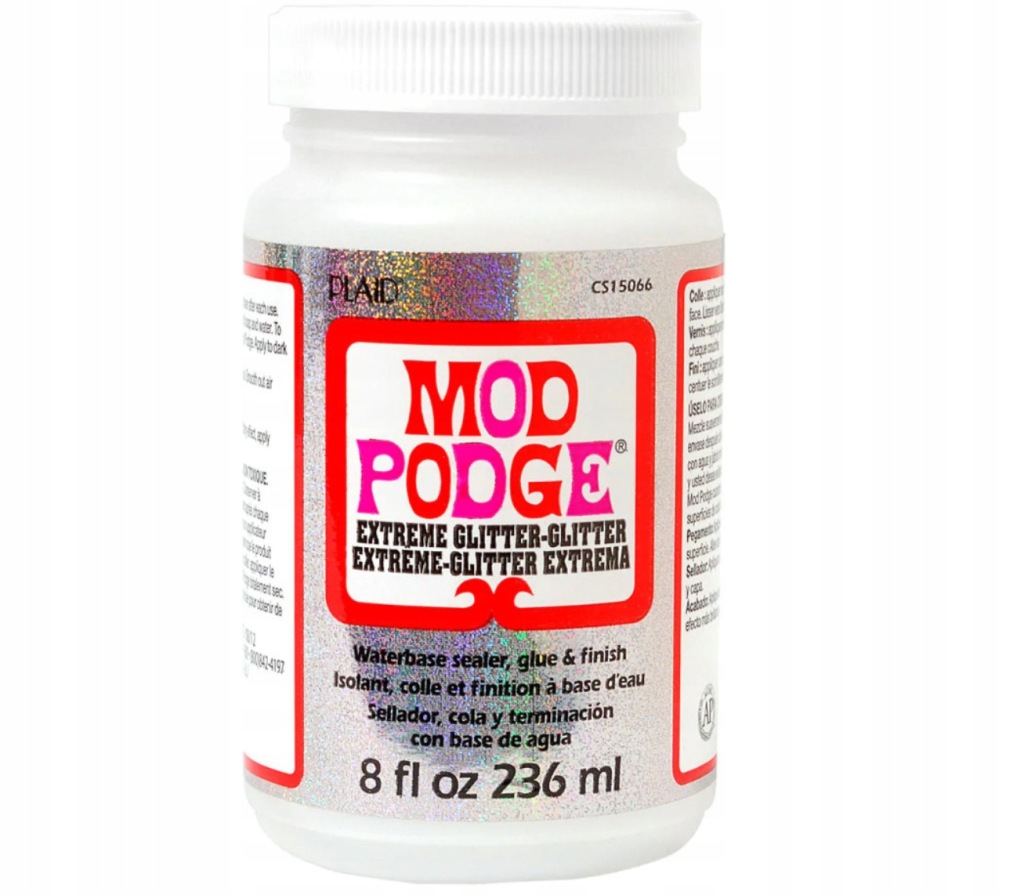 Lepidlo Mod Podge třpytivé hypoalergenní pro scrapbooking Americké 236 ml