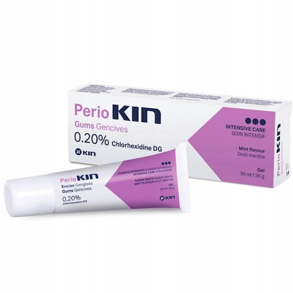 

Żel Kin Periokin 0,20% 30ml zapalenie dziąseł afty