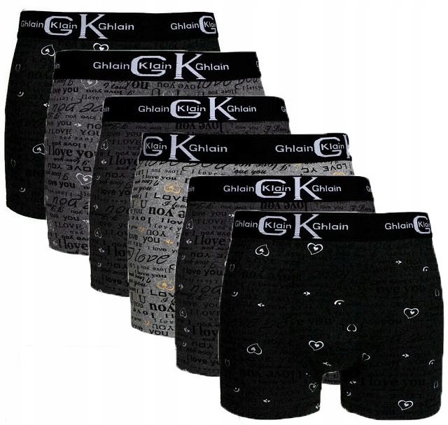 

6x Bokserki Męskie Bawełniane 3XL