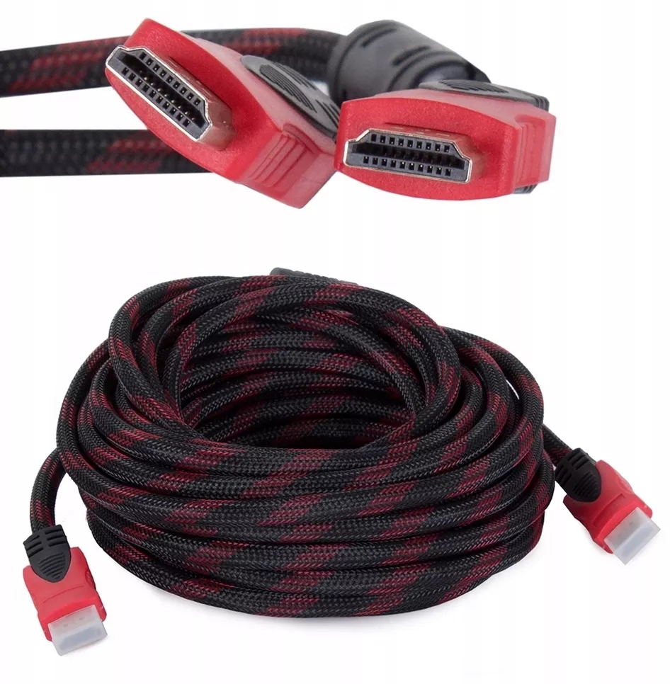 

Kabel 10m Hdmi do Hdmi Przewód Full Hd 4K Przewód