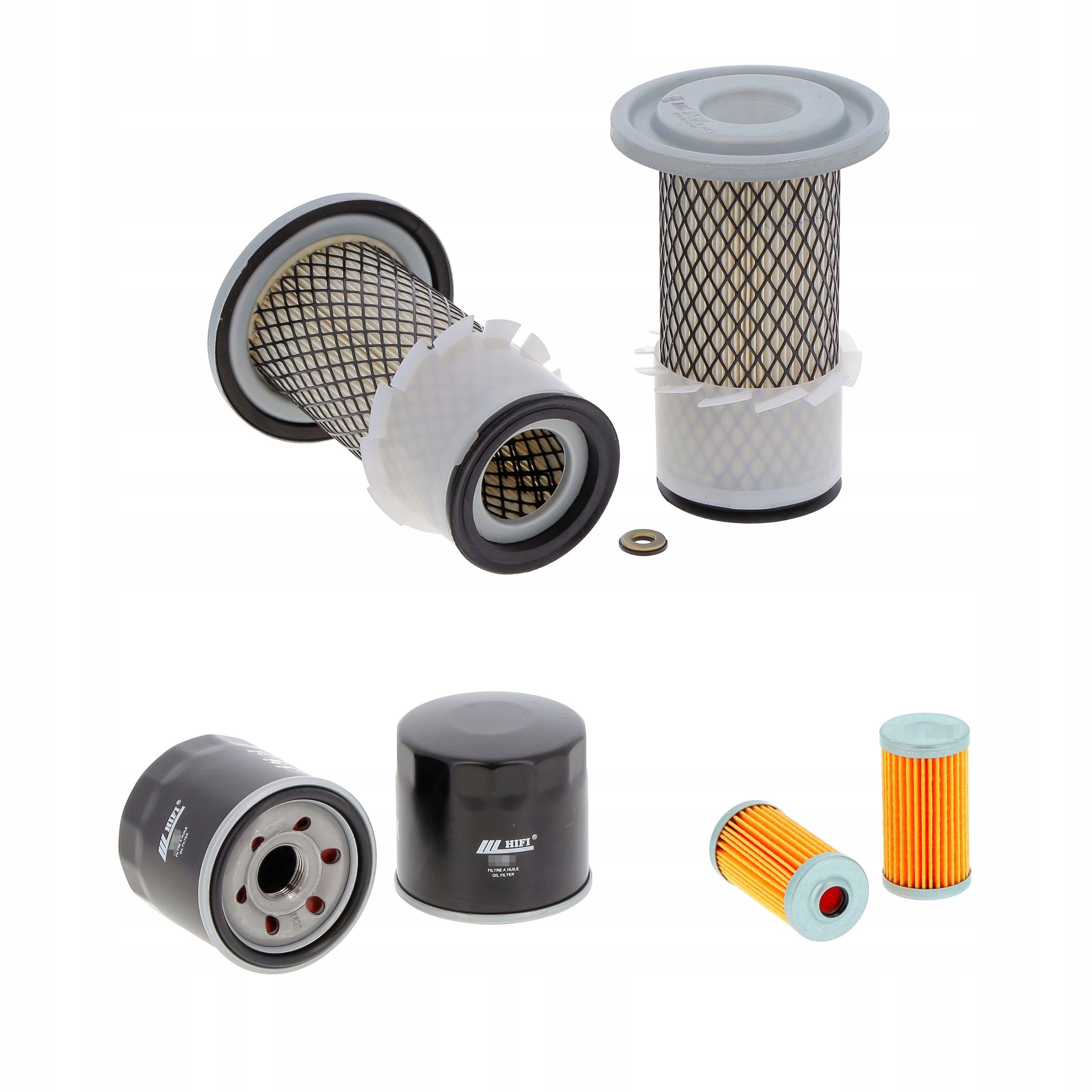 Yanmar FF145, FF155, FF165, FX165, FX175 sada sada filtrů