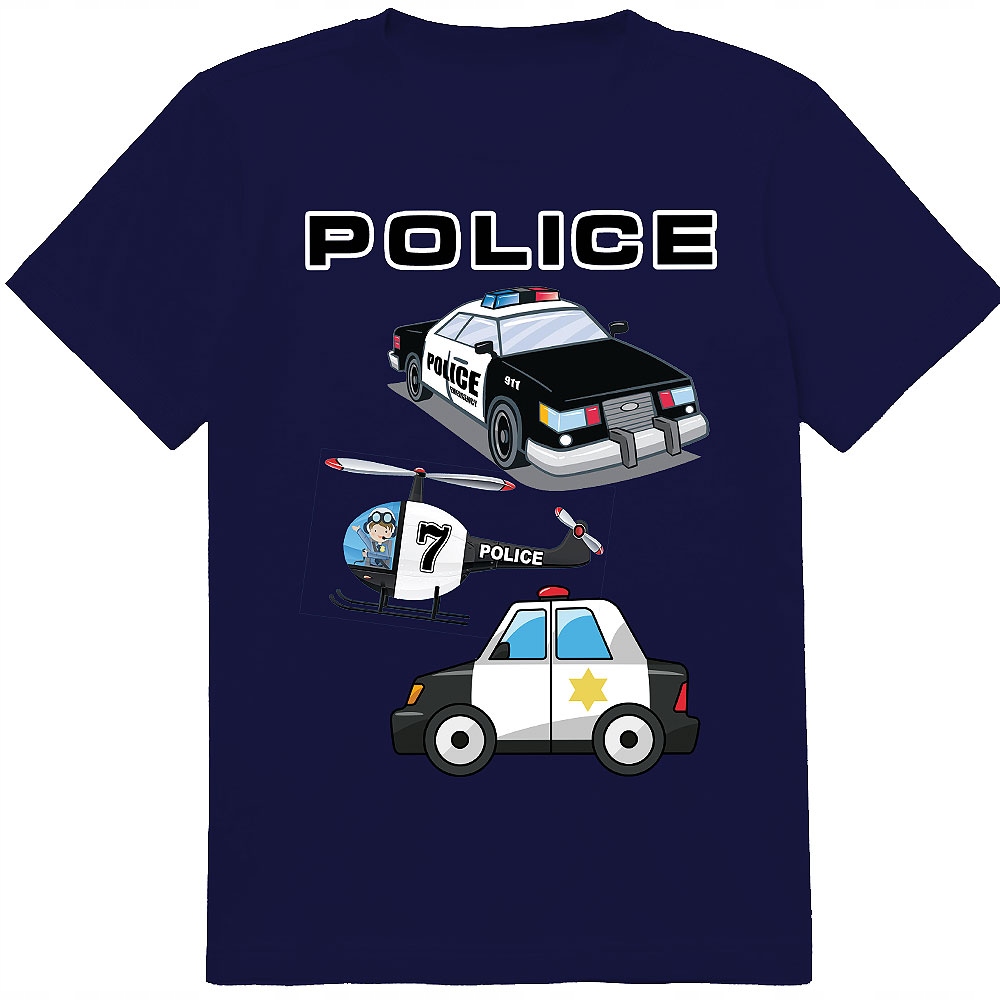 

T-shirt Koszulka Policja Radiowóz Helikopter 128