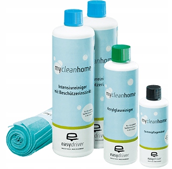 НАБОР ЖИДКОСТЕЙ ДЛЯ МЫТЬЯ ДОМА НА КОЛЕСАХ 4ШТ +2 ТРЯПКИ REICH