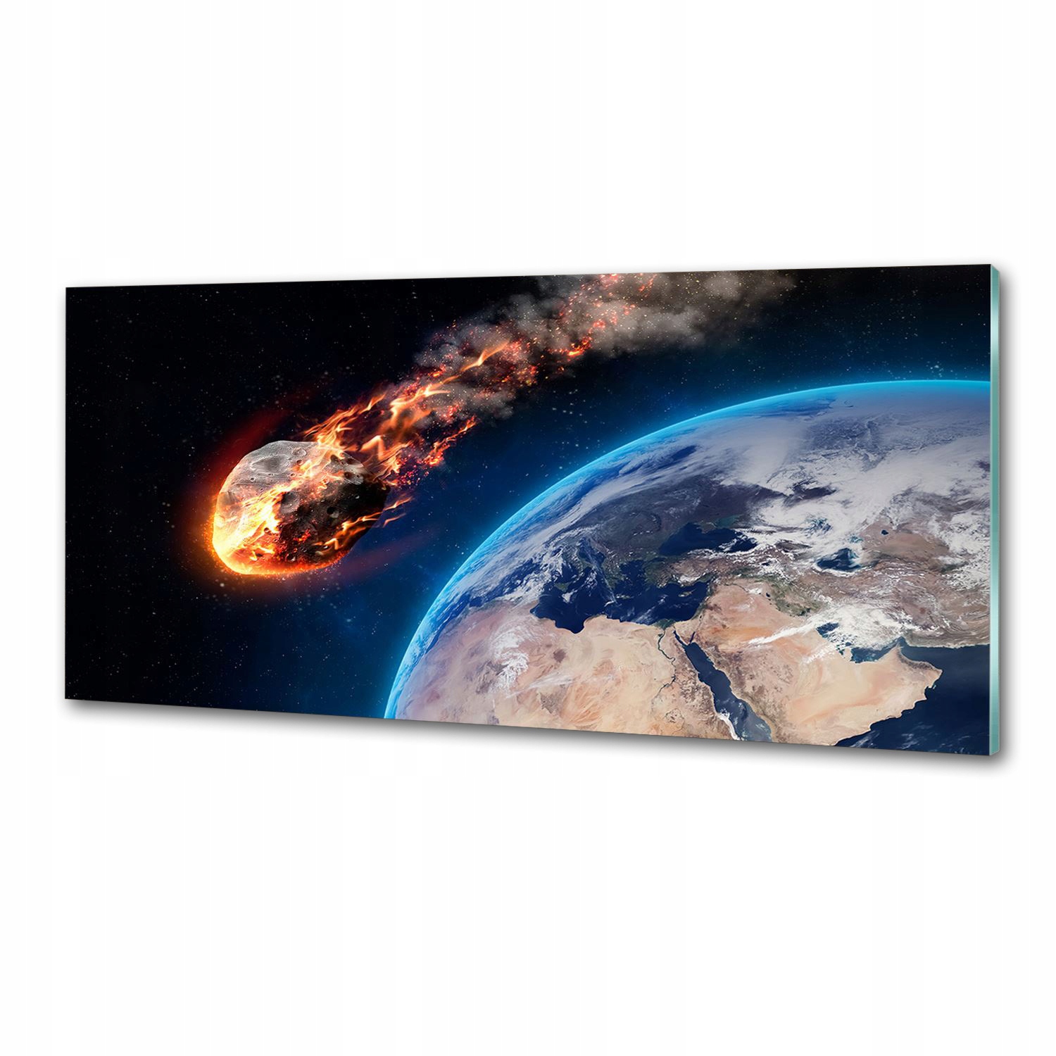 Panel do kuchyne Padajúci meteor 125 x 50 cm Lepidlo