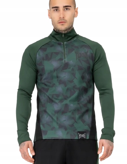 Tapout Koszulka Treningowa Męska Zielona Z Zamkiem S Jqb