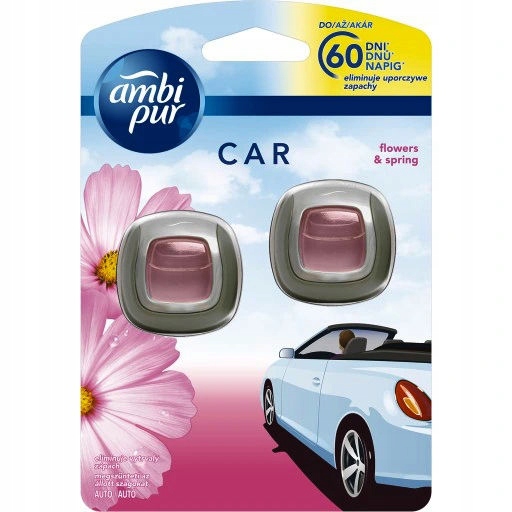AMBIPUR AMBI PUR CAR JAGUAR DUO FLOWERS AND SPRING