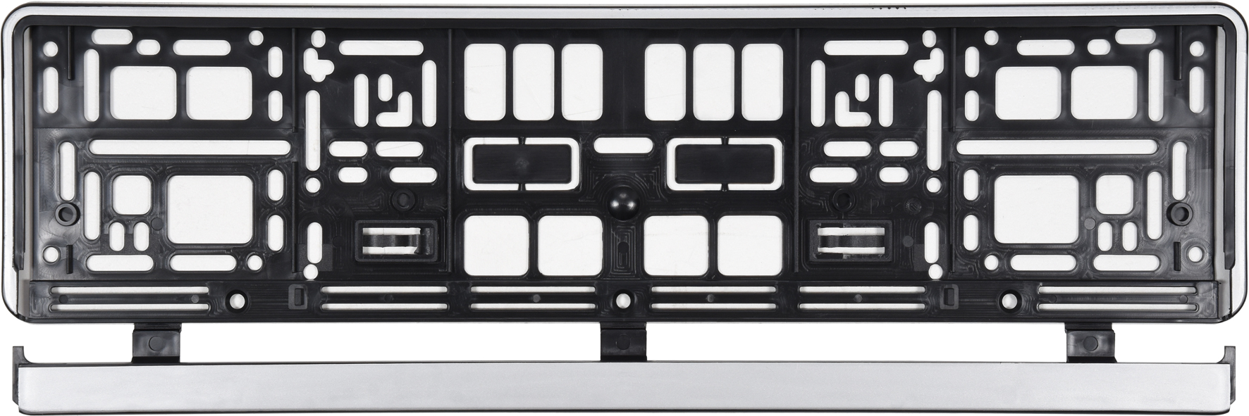 RAMKA POD REJESTRACJĘ SREBRNA 83290 VOREL