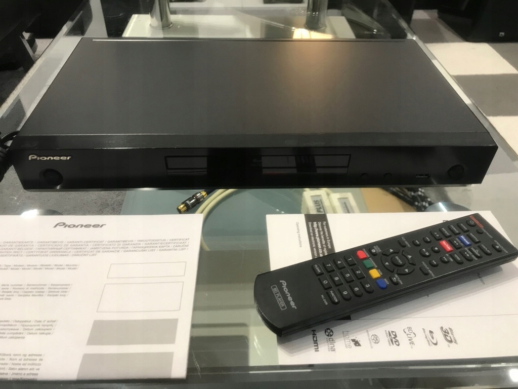 Odtwarzacz BluRay Pioneer BDP-170 3D WIFI USB HD Model BDP-170-K