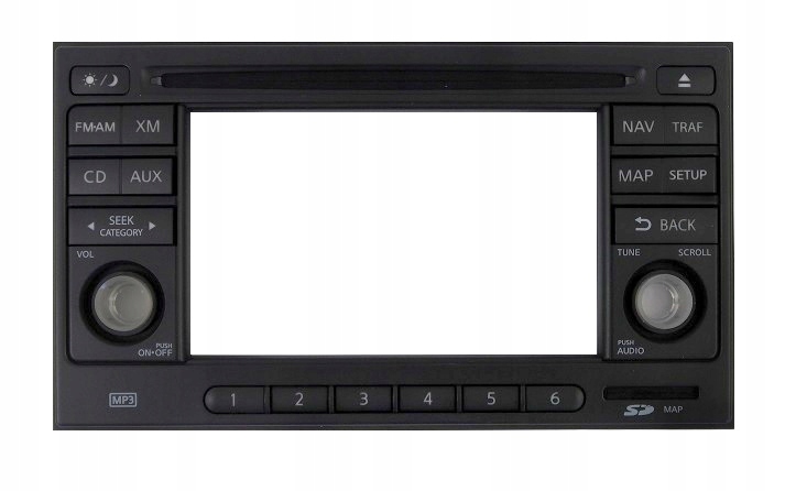 НАВИГАЦИОННАЯ ПАНЕЛЬ РАДИО NISSAN JUKE CUBE 11-14