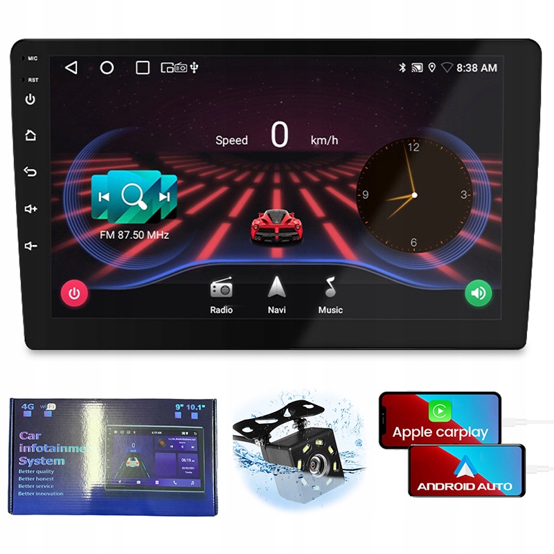 RADIO NAWIGACJA GPS PEUGEOT 407 2004-2011 ANDROID Z POLSKi