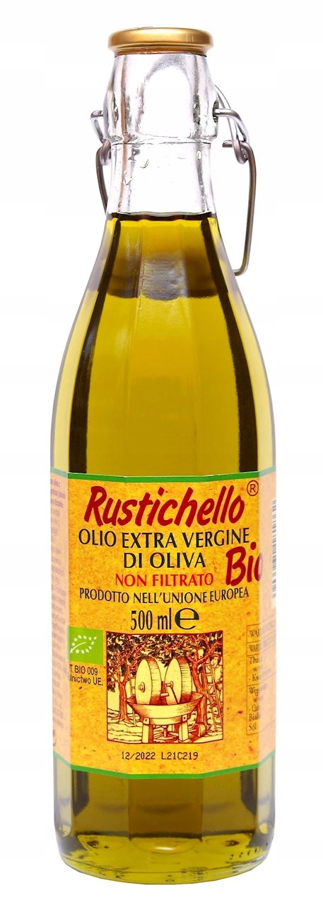 Levně 2X Rustichello Extra panenský olivový olej nefiltrovaný bio 500 ml
