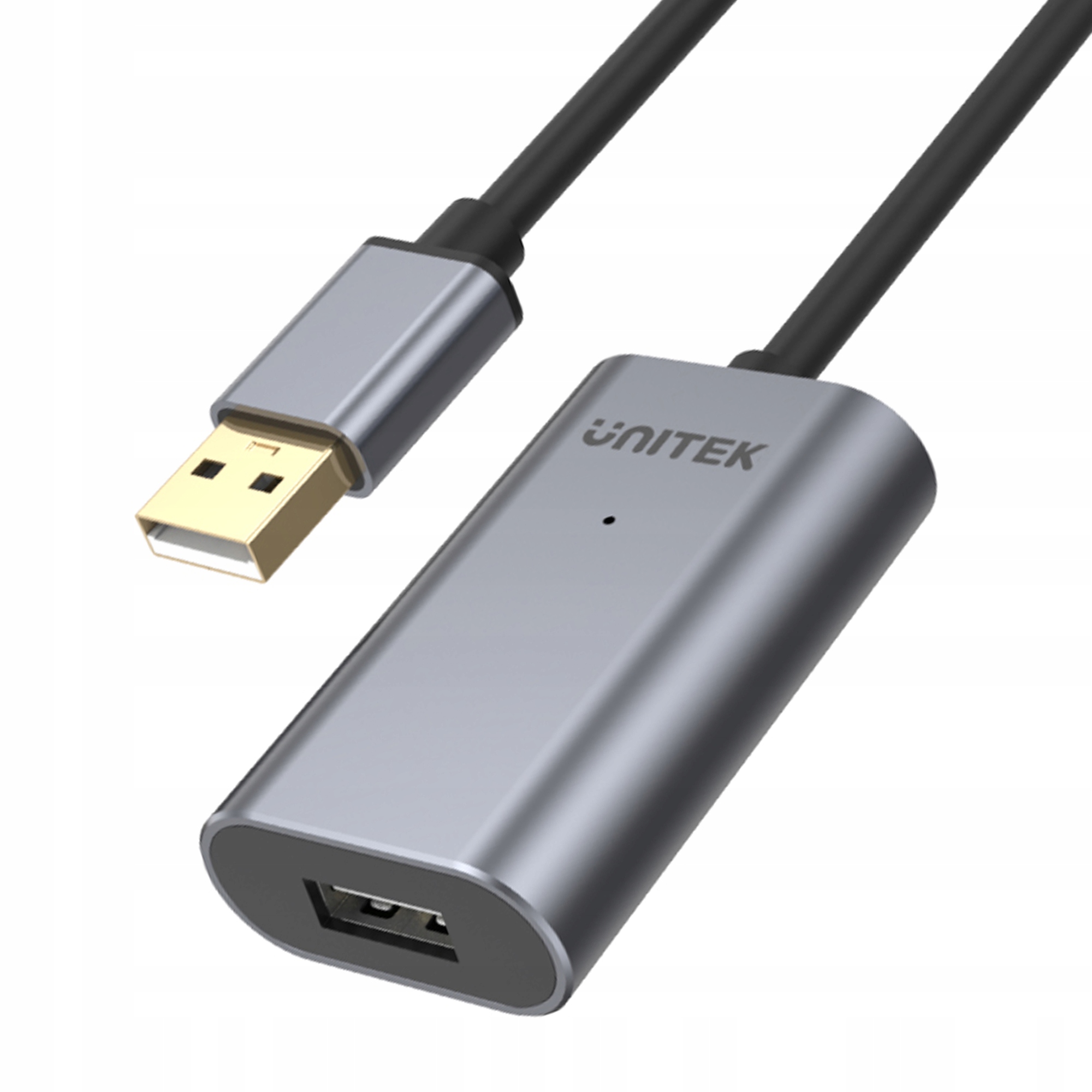 Przedłużacz USB Unitek Y-272 czarny 10 m