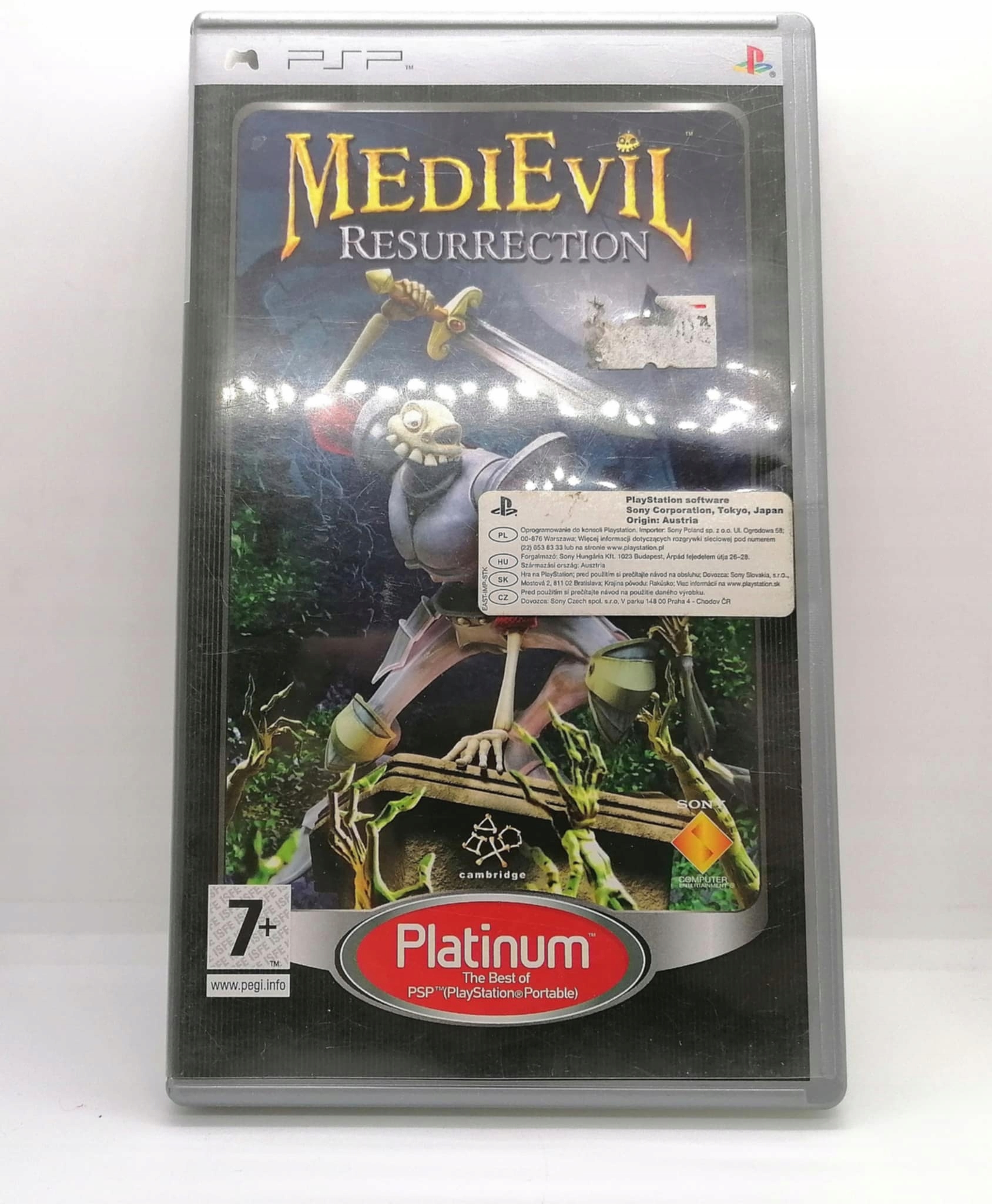 Gra PSP MediEvil Resurrection