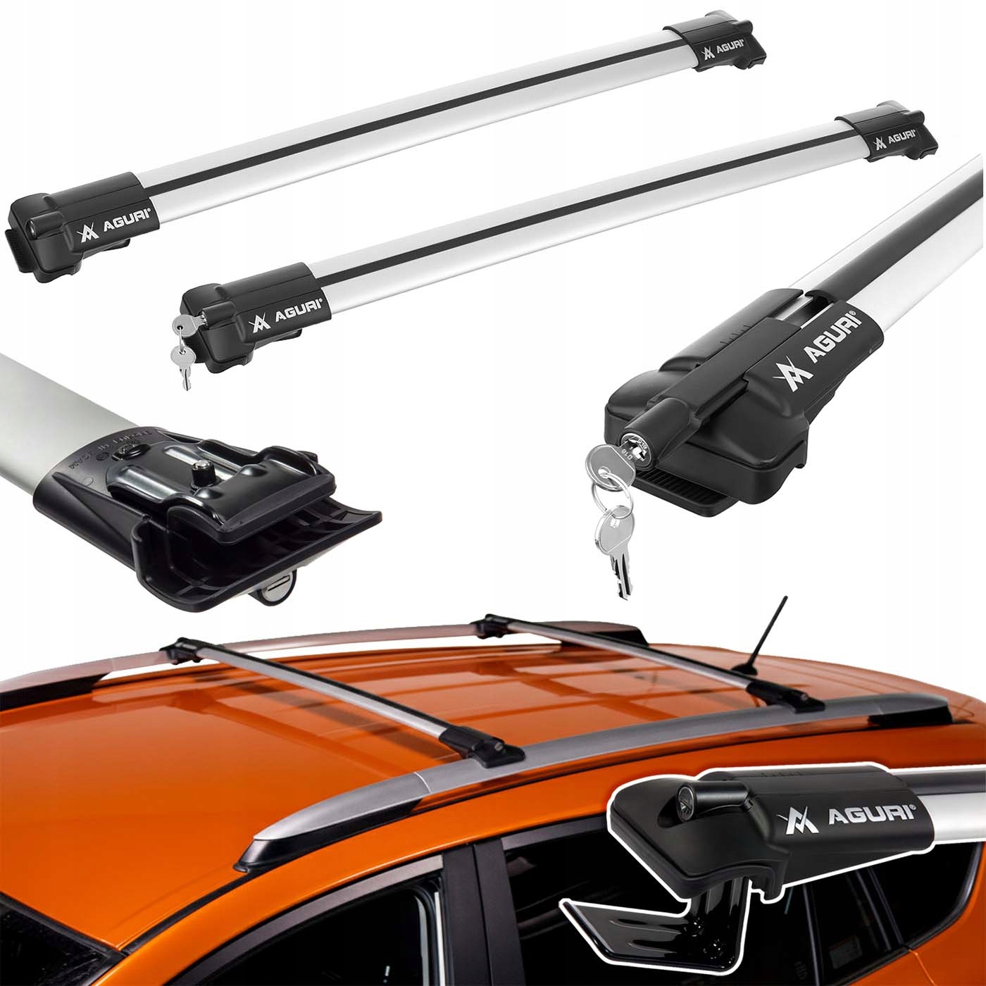 Dacia Dokker 2012-> Střešní Nosič Na Nosníky, Hliníkové Střešní Nosníky