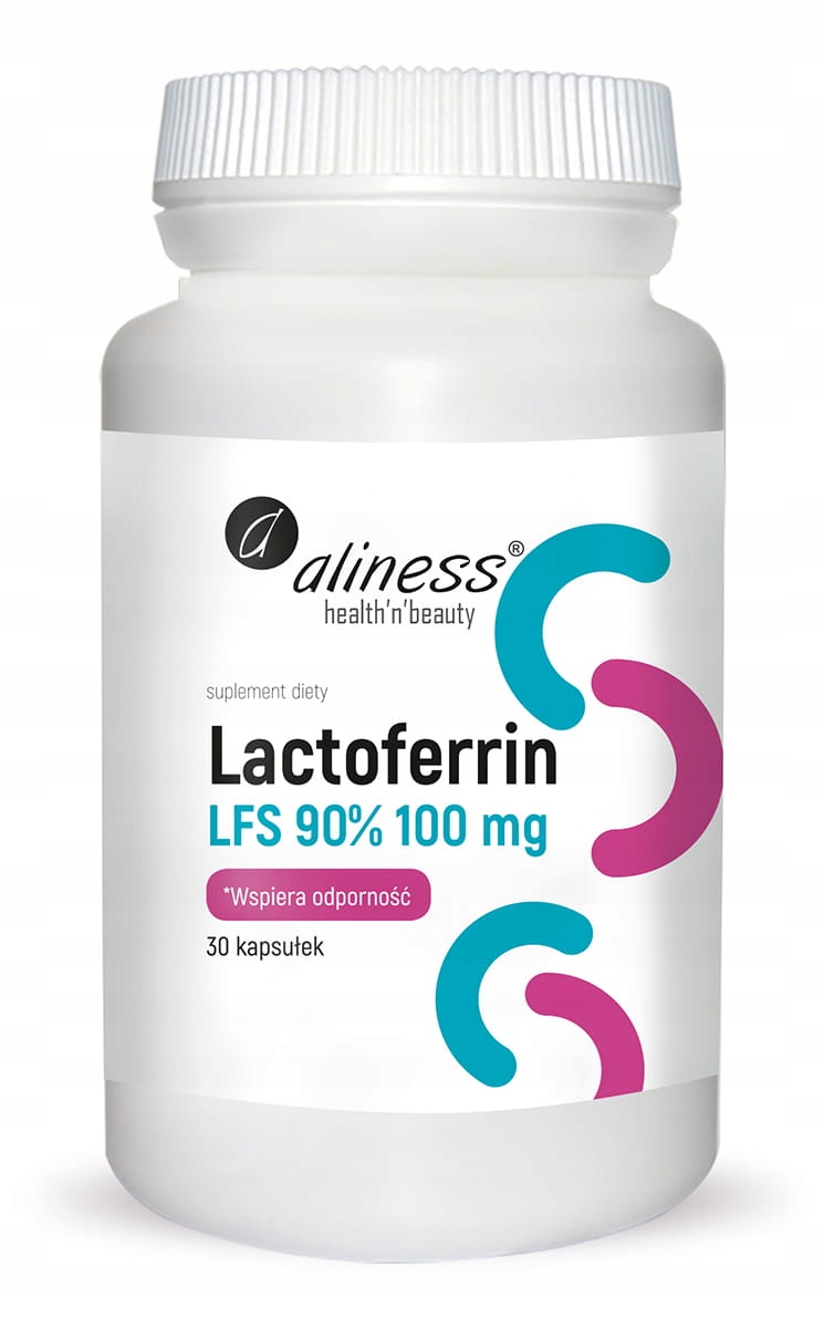 Aliness Lactoferrin LFS 90% 100mg 30 kapsułek
