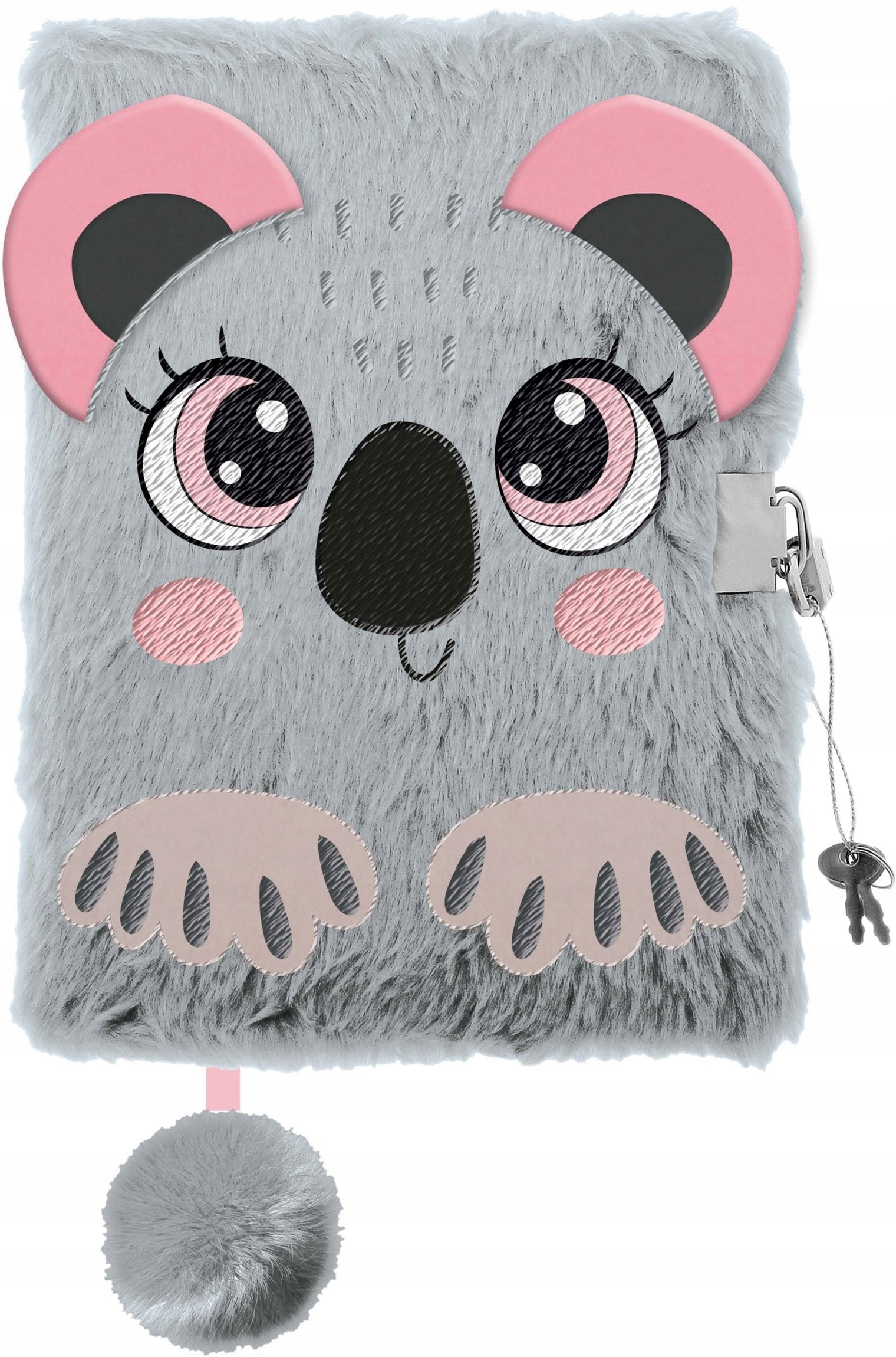 

Pamiętnik z kłódką włochacz A5 96k Sweet Koala