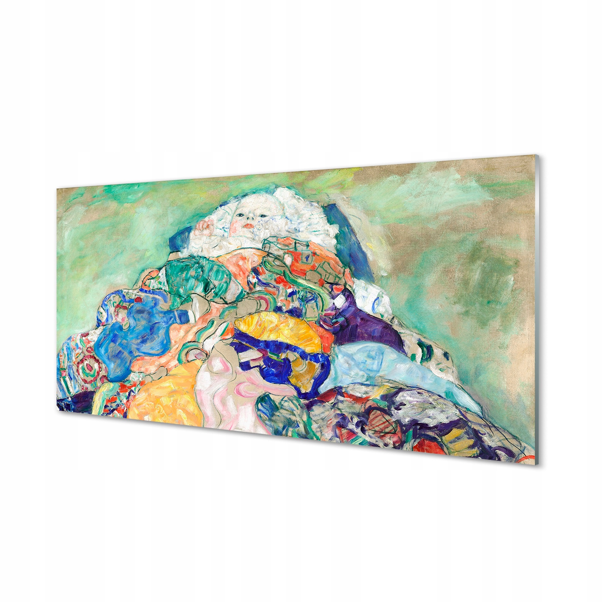 Obraz na skle Umění dítě abstrakce 140x70 cm