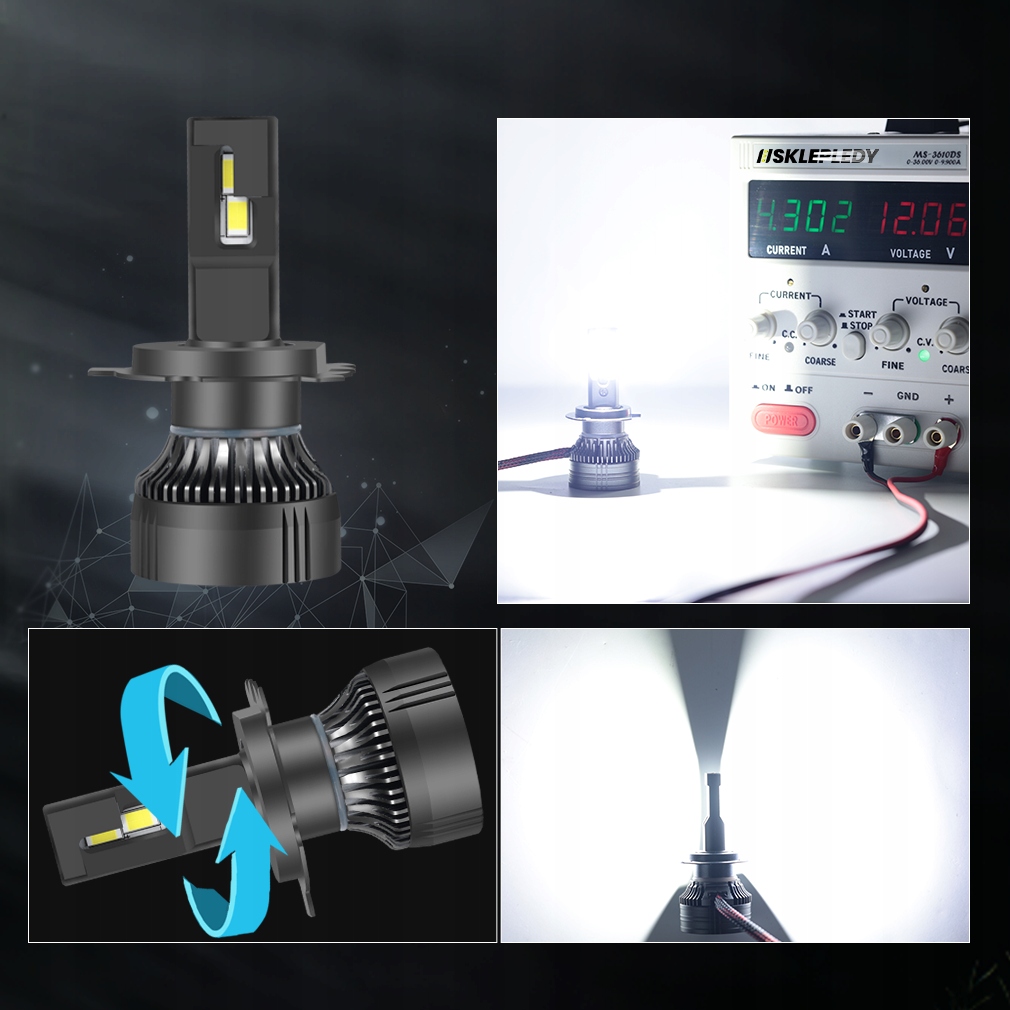 ŻARÓWKI LED H4 XSTORM 120W 26000LM MOCNE CANBUS Producent Xstorm