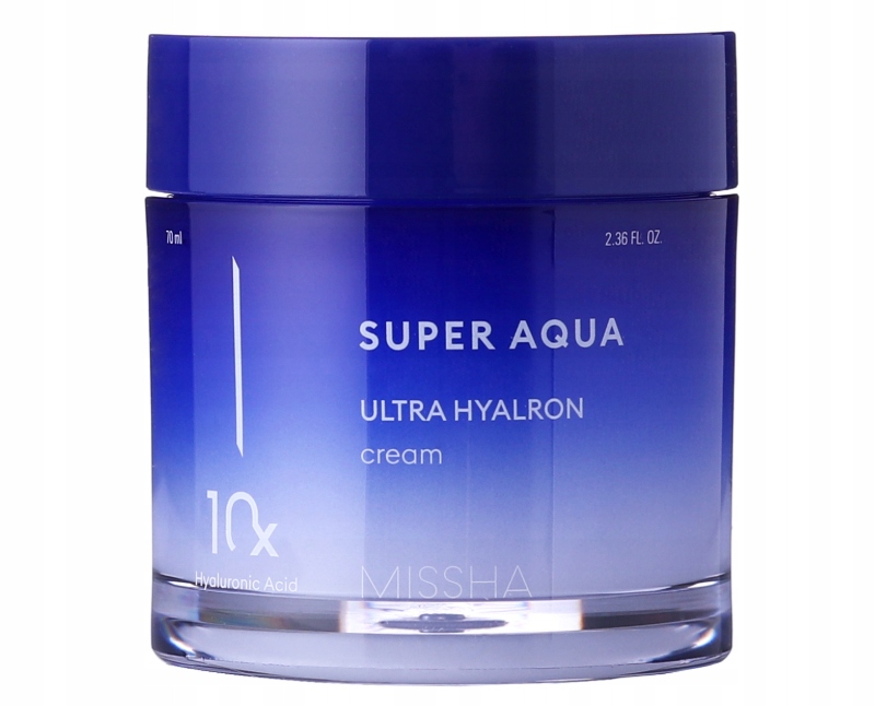Missha Aqua Ultra Hyalron Cream nawilżający krem do twarzy z kwas